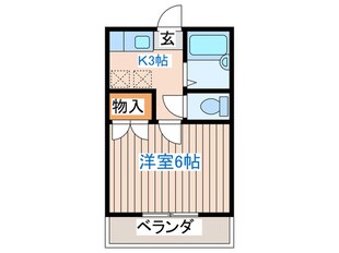 サンパレス連坊の物件間取画像